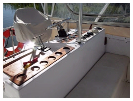 Playin Hooky charters fly deck